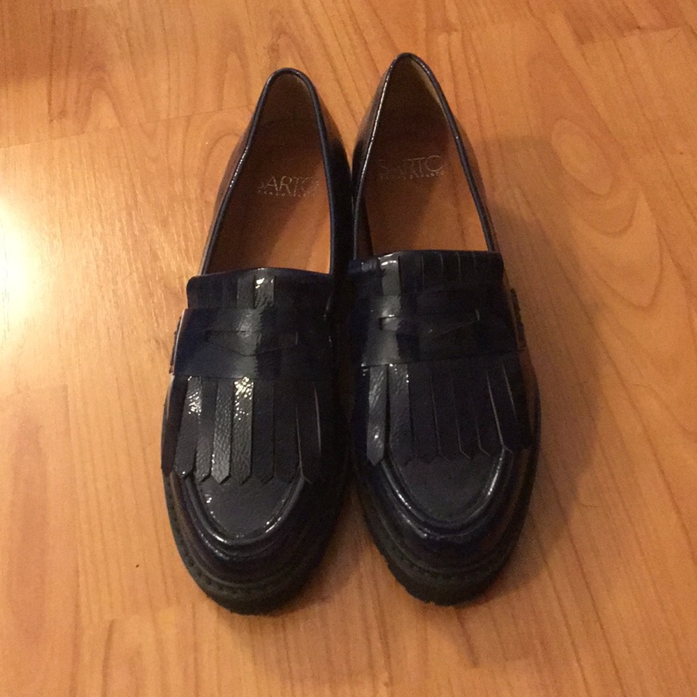 Franco Sarto Navy Slip on Shoe